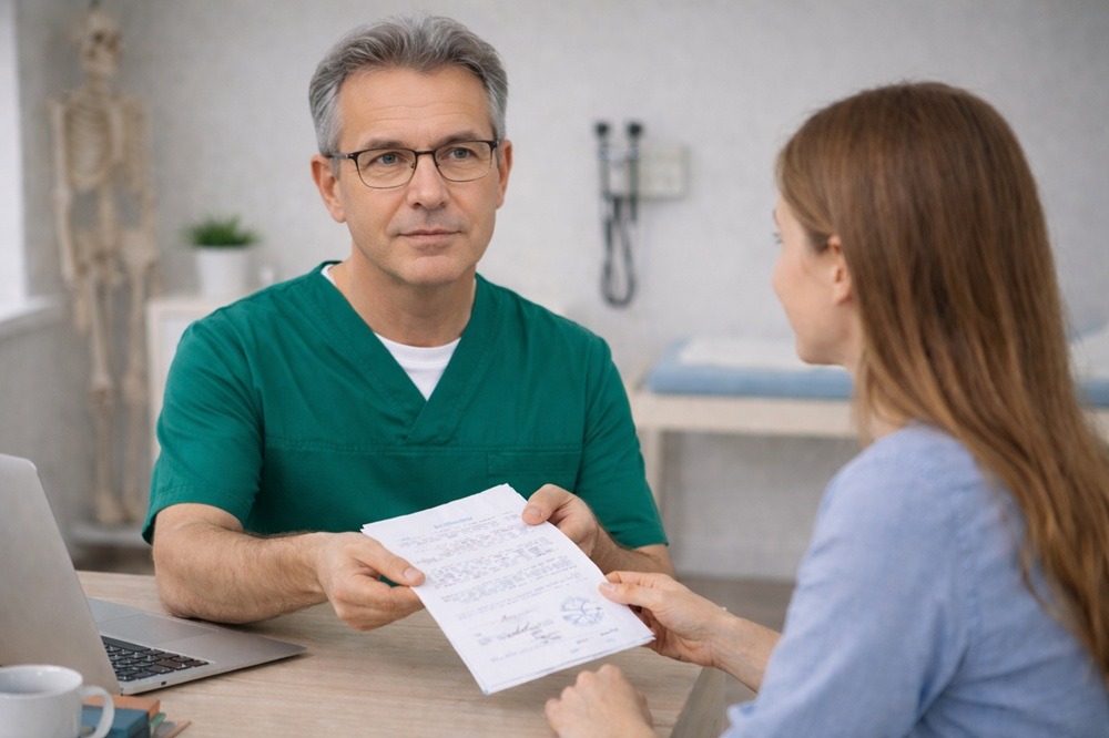 Медицинская справка 989 н