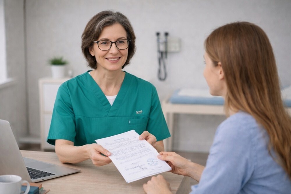 Медицинская справка от терапевта