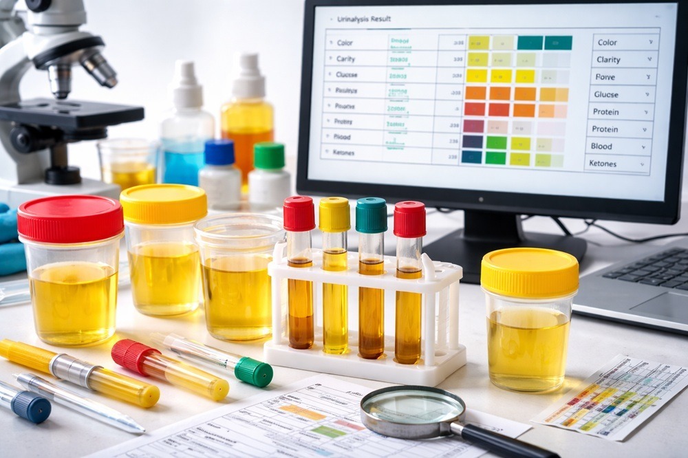 Результаты анализов мочи, крови, кала