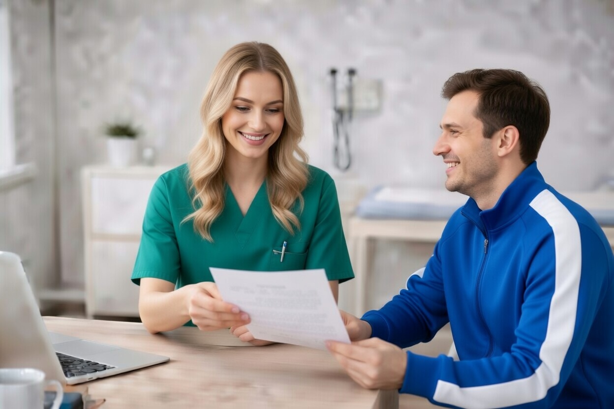 Медицинская справка для участия в соревнованиях