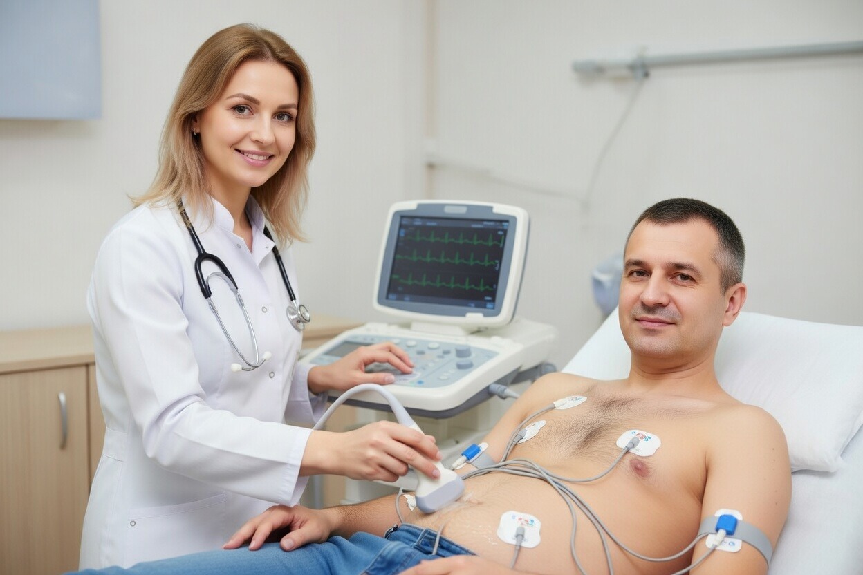 Справка о проведении ЭКГ с нагрузкой и без нагрузки 8